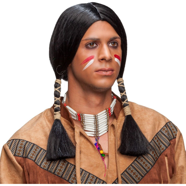 Parrucca indiano con trecce