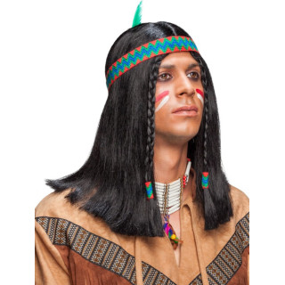 Parrucca indiano con treccine