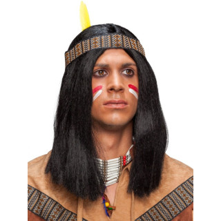 Parrucca indiano pelle rossa