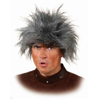 Parrucca spettinata brizzolata