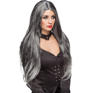 Parrucca strega grigia