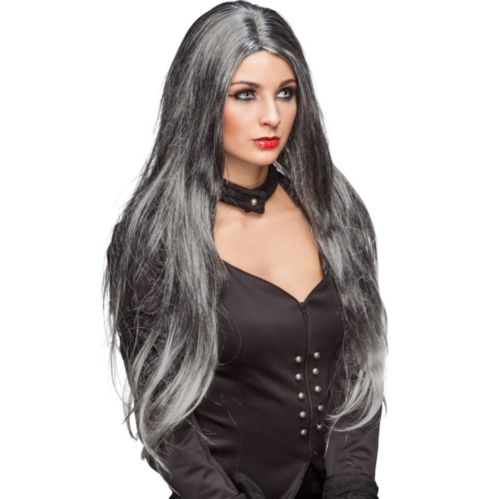 Parrucca strega grigia