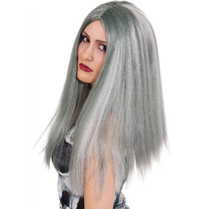 Parrucca witch grigia