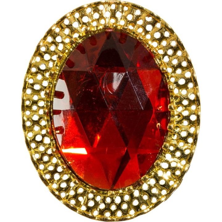 Anello con rubino