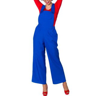 Salopette Blu Elettrico Donna - Comfort e Stile per Spettacoli