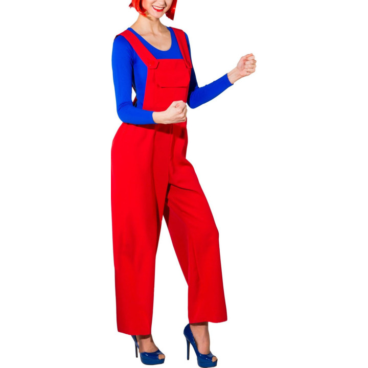 Salopette Rossa Donna - Eleganza e Grinta per Spettacoli