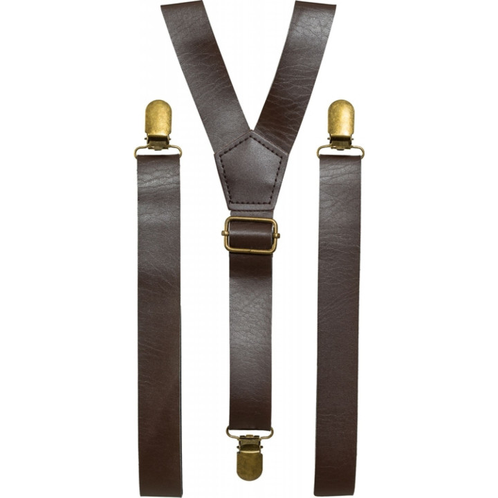 Bretelle steampunk marroni