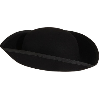 Tricorno Nero in Lana Grezza – Cappello Storico Personalizzabile per Rievocazioni