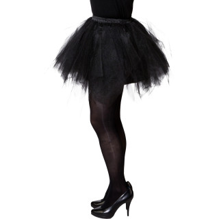 Tutù Nero Elegante – Fascia Elastica e Tulle Morbido