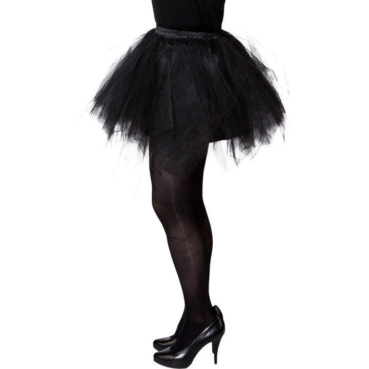 Tutù Nero Elegante – Fascia Elastica e Tulle Morbido