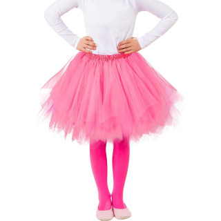Tutù Rosa Confetto Elegante – Fascia Elastica e Tulle Morbido