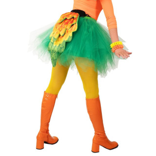 Tutù Verde Bosco Elegante – Fascia Elastica e Tulle Morbido