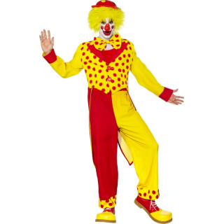 Uomo clown rosso-giallo