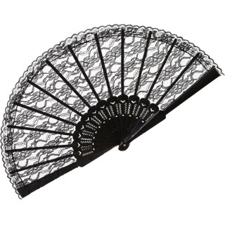 Ventaglio di pizzo nero
