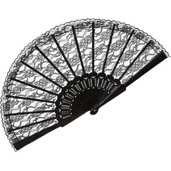 Ventaglio di pizzo nero