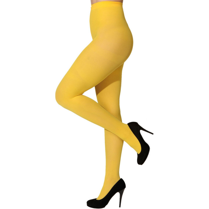 Calze collant gialli