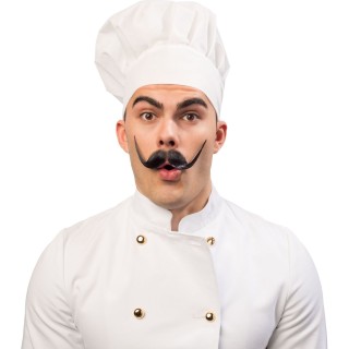 Cappello da Cuoco Bianco con Volant – Classico Chef’s Hat in Tessuto Morbido