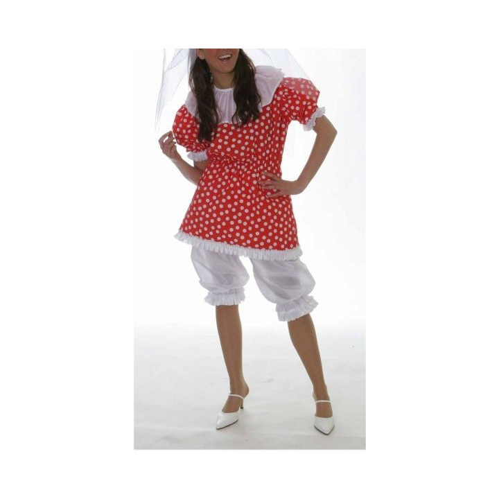 Completo clown Minnie topolina