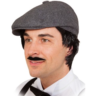 Coppola Gatsby Grigia da Uomo – Berretto Vintage con Bottone e Visiera Stile Anni ’20