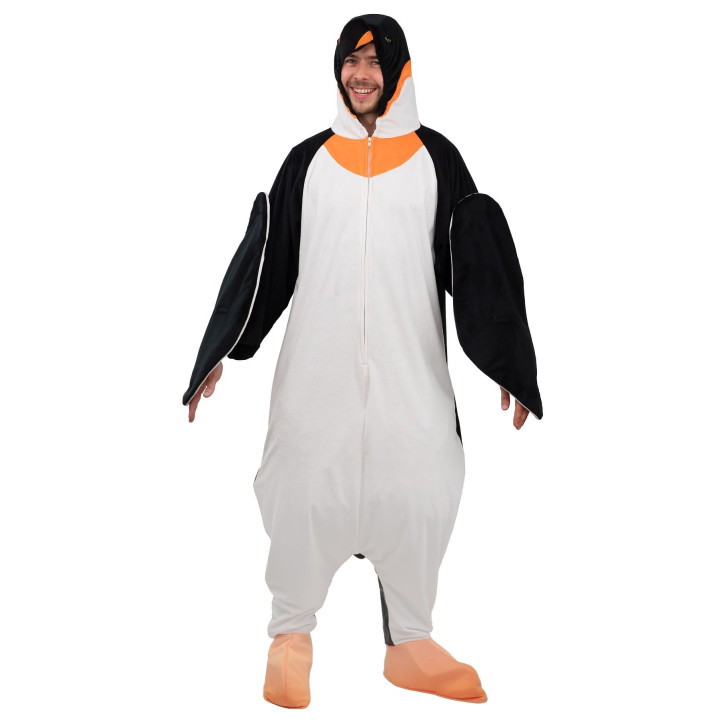 Costume Pinguino Reale - Tuta Intera con Cappuccio