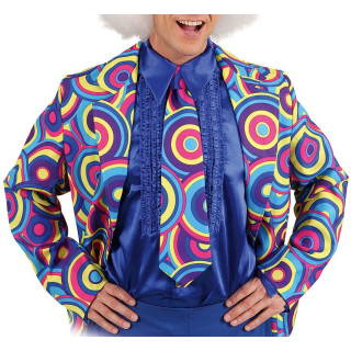 Cravatta crazy bubble blu