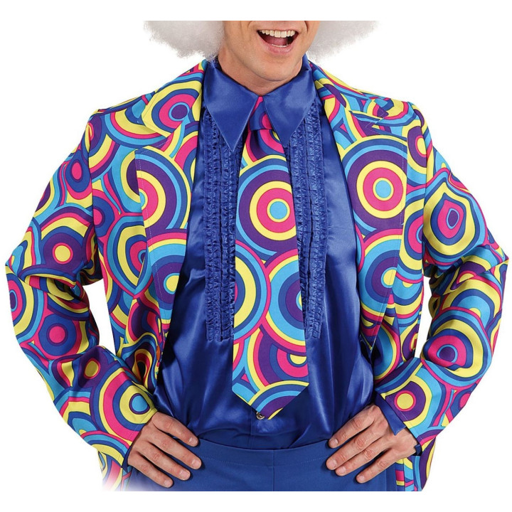 Cravatta crazy bubble blu