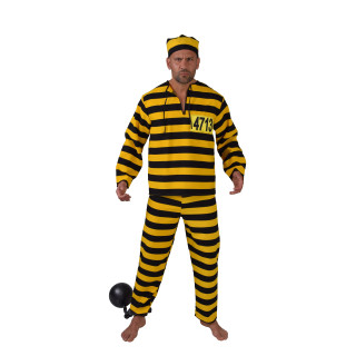 Divisa carcerato giallo e nera
