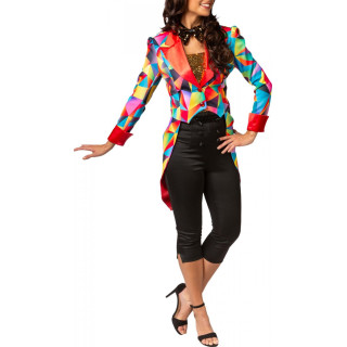 Frac Arlecchino Donna – Eleganza Estrosa e Spettacolare per Showgirl e Illusionisti