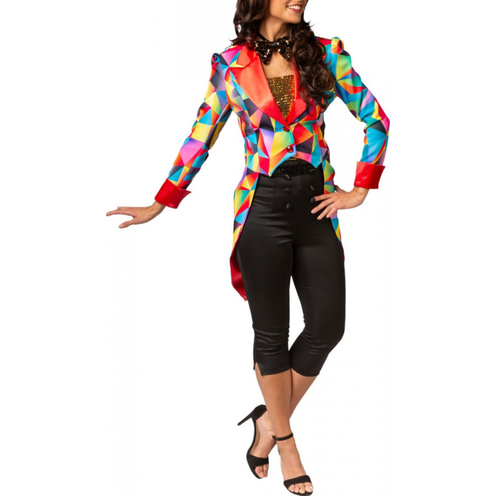 Frac Arlecchino Donna – Eleganza Estrosa e Spettacolare per Showgirl e Illusionisti