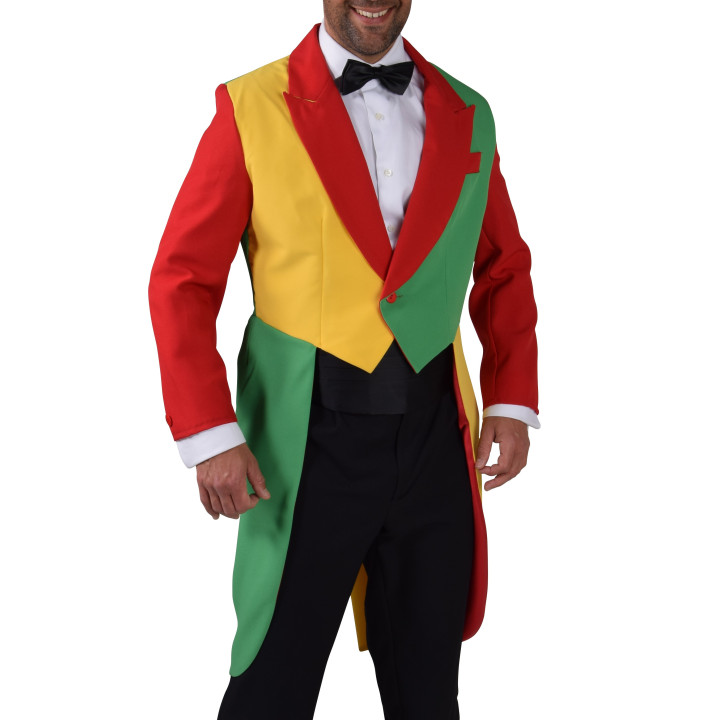 Frac Marsina Multicolore – Giacca Vivace per Showman e Spettacolo