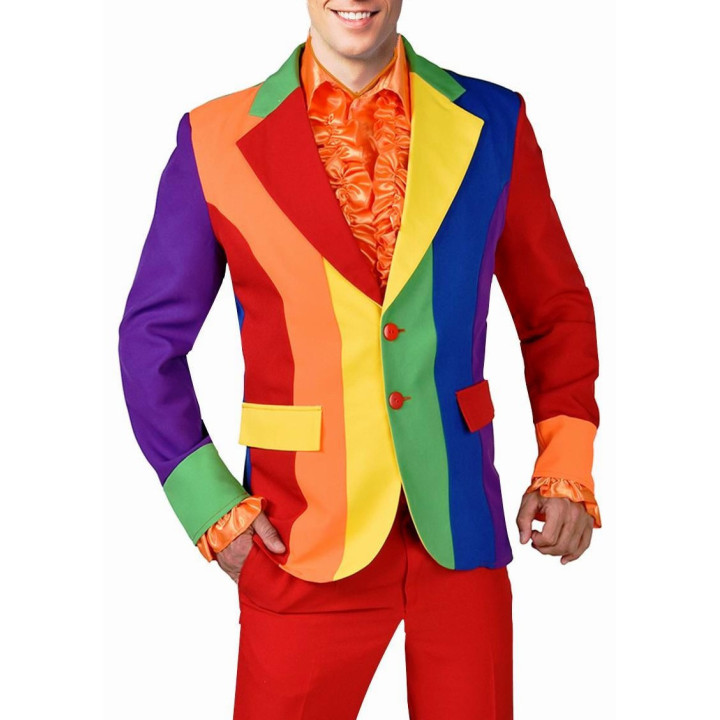 Giacca da uomo arcobaleno