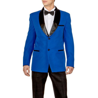 Giacca Uomo Blu Elettrico - Eleganza Royal per Showman e Sala