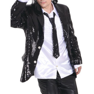 Giacca Uomo in Paillettes Nere - Eleganza e Stile per Serate Raffinate