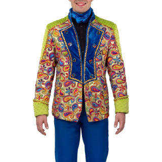 Giacca Uomo Stile Sgt. Pepper - Eleganza Militare Dorata