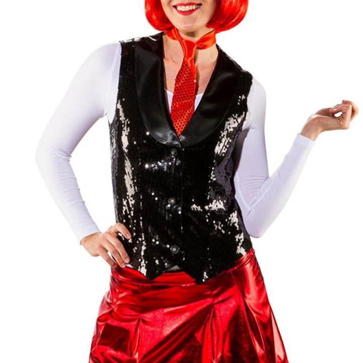 Gilet Paillettes Nero Donna – Eleganza e Brillantezza per Serate Esclusive