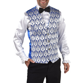 Gilet Venezia Blu da Uomo – Stile Barocco Veneziano del '700