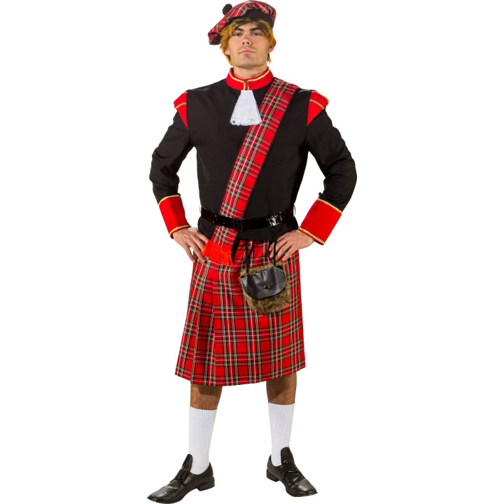 Kilt da uomo rosso
