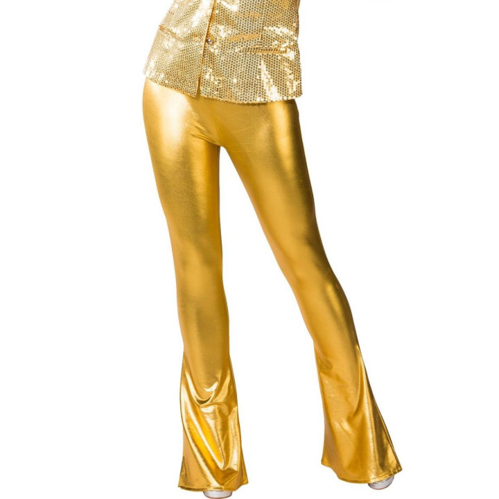 Leggings a Zampa Oro – Brillantezza e Stile Anni '70