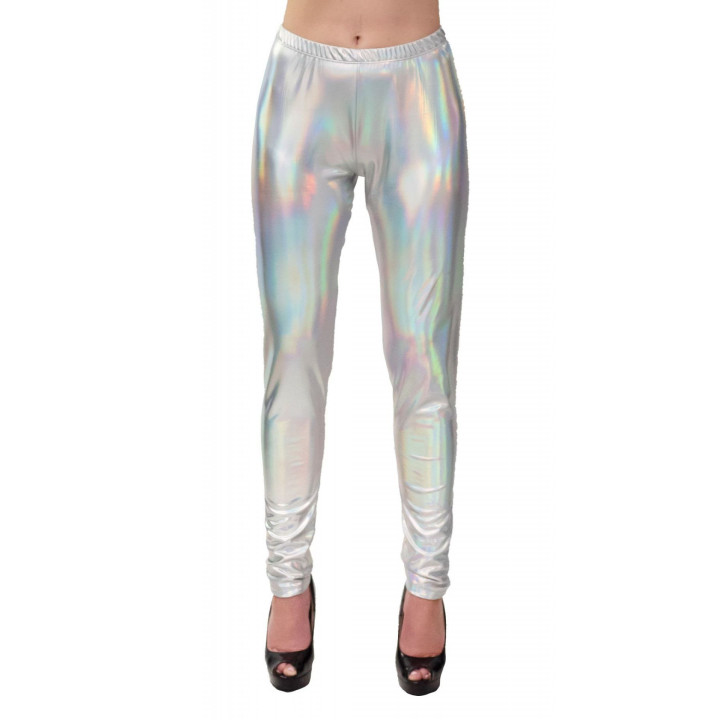 Leggings Argento Perla – Eleganza Femminile Trendy