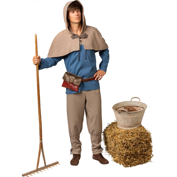 Mantellina Gugel Medievale con Cappuccio – Protezione e Eleganza per Viandanti e Personaggi Fantasy