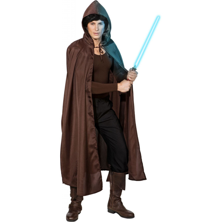 Mantello a Ruota Marrone con Cappuccio – Eleganza da Teatro e Eventi Storici