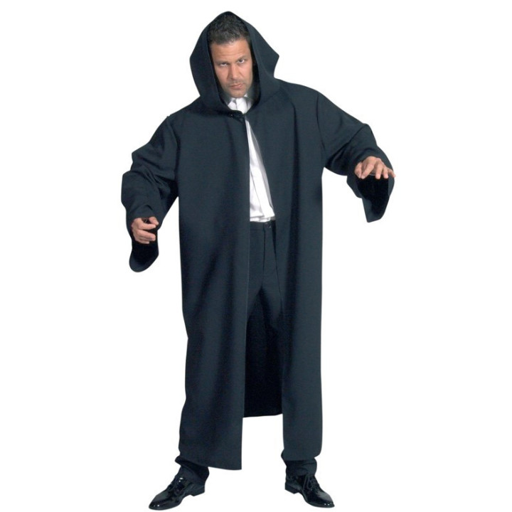 Mantello Veneziano Nero – Eleganza e Mistero per Spettacoli e Cosplay