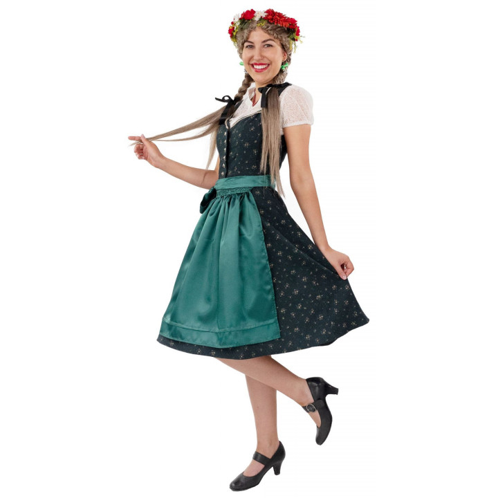 Bavarese dirndl verde