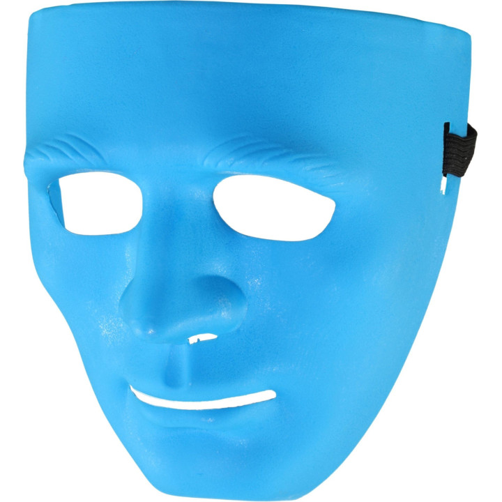 Maschera basic azzurra