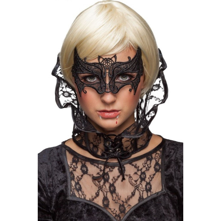 Maschera pizzo pipistrello