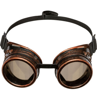 Occhiali bronzati steampunk
