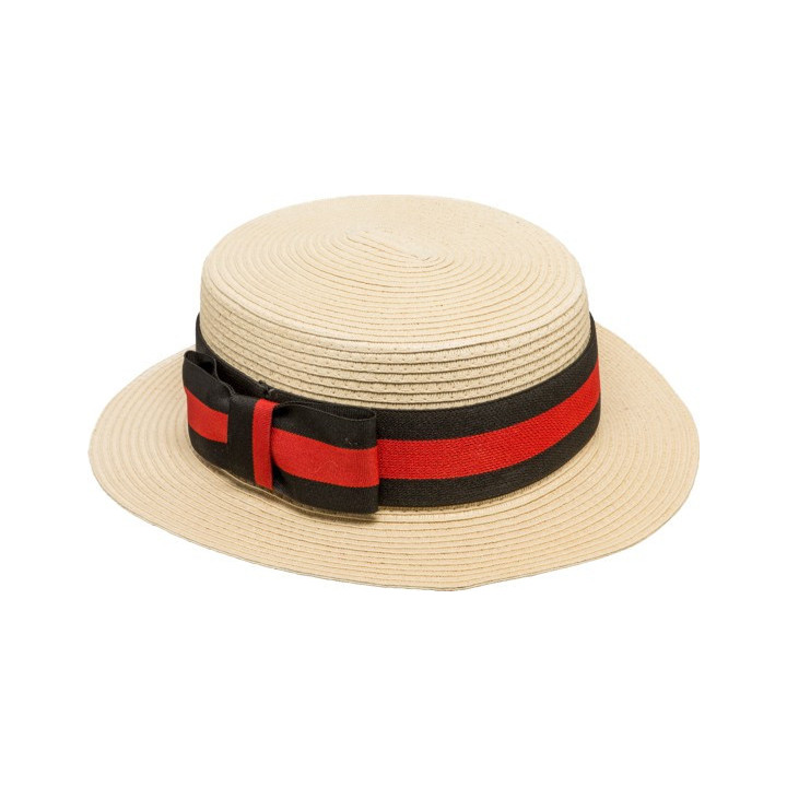 Paglietta Magiostrina – Cappello Classico Anni '30 in Paglia Intrecciata