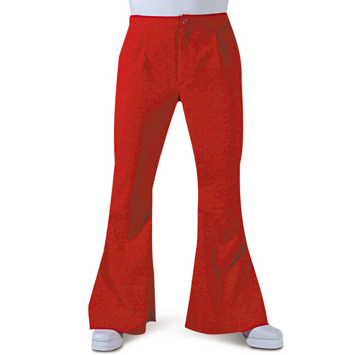 Pantaloni a Zampa Rossi – Stile Hippie Anni ‘60 per un Look Pop e Disco