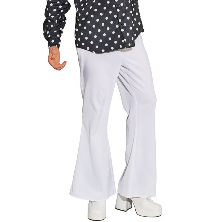 Pantaloni Anni '70 Bianchi – Stile Rock & Disco