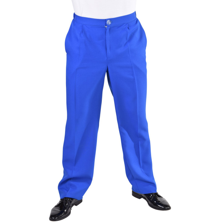 Pantaloni Classici Blu Elettrico – Stile Elegante e Versatile